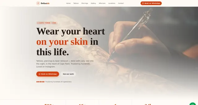 Ink & Book website