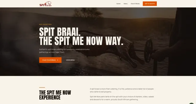 Spit Braai Foundation website